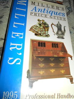 Miller's Antiques price guide, lexikon 1995-os 808 oldalas mindenre kiterjedő témakörben Angol