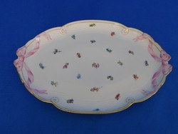 Herend antique milles fleurs ribbon bowl