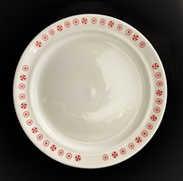 Granite showcase children's small plate with red wheel pattern