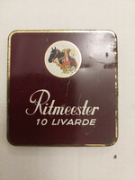 Ritmeester 10 Livarde cigaretta tartó, fémdoboz/pléhdoboz/bádogdoboz (Akár INGYENES szállítással!)