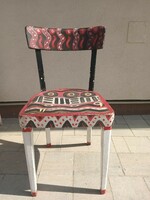 Antik szék design festett vintage Alkudható