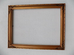 Engraved, gilded picture frame. 71 X 56 cm.