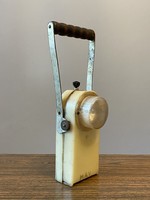 ANTIK MÁV BAKTER VASUTAS KÉZI JELZŐLÁMPA ELEM LÁMPA 31 CM