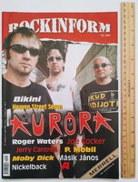 Rockinform magazin #102 2002 aurora roger waters moby dick heaven street 7 joe cocker nickelback