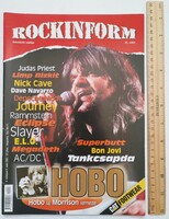 Rockinform magazin #93 2001 Hobo Depeche Mode Limp Bizkit Nick Cave Journey Megadeth Rammstein ELO
