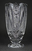 1N232 pedestal lead crystal vase 15.5 Cm