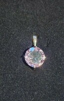 Classic style, wonderful, natural amethyst gemstone pendant, marked 925