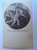D196215 raphael -Virgin Mary and Child -1910k old postcard Julius Bard -Berlin