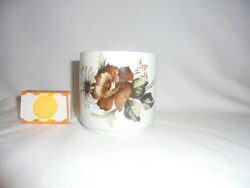 Alföldi porcelain tea mug, cup - floral