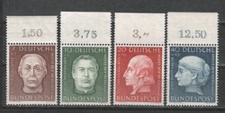 Postatiszta Bundes 0241 Mi 200-203       50,00 Euró