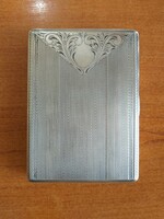 117G. Silver decorated antique cigarette holder, Hungarian hallmark, in excellent condition!