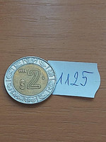 Mexico mexico 2 peso 1996 mo, bimetal 1125.
