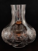 Large polished crystal lampshade, 25 cm