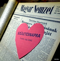 1983 June 24 / Hungarian nation / for birthday :-) original, old newspaper no.: 25375
