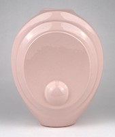 1M523 shape designed marked powder colored porcelain vase studio vase 21.5 Cm