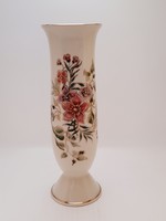 ﻿Zsolnay flower pattern vase, 26 cm