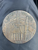 Deákkút county student association commemorative medal well laszló 23 grams 12 cm
