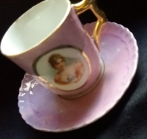 Antique porcelain coffee cup