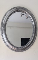 Oval Art Nouveau polished wall mirror is negotiable