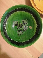 Ceramic decorative plate from Hódmezővásárhely, the first sample before mass production