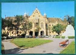 Kecskemét, city council house, postcard, 1978