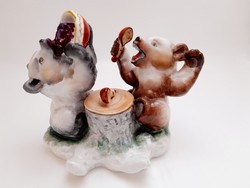 Lomonosov porcelán, kalamáris, medvék