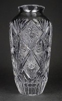 1N303 thick-walled beautiful crystal vase 20.5 Cm