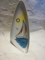 Porcelain bowl with sail