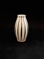 Striped vase of Raven Háza porcelain