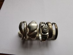 Silver ring package.. All marked! 12.57 grams 5 pcs.