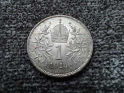 Osztrák ezüst Ferenc József 1 korona 1914