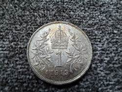 Austrian silver József Ferenc 1 crown 1915