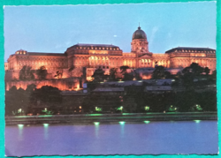 Budapest, Buda Castle, used postcard, 1985