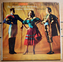 Bizet Carmen szvit LP hanglemez Columbia masterworks
