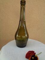 Sörös üveg , régi , 0,45 l . Első Magyar Részvény Serfőzde  BUDAPEST KŐBÁNYA  26,5 cm