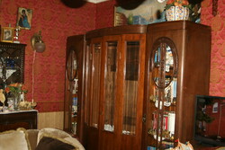 Art-deco antique display cabinet