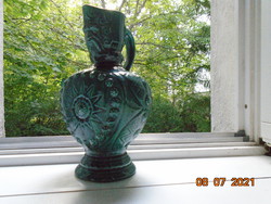 Schütz cilli faun head Art Nouveau spectacular decorative jug 30 cm