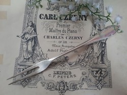Silver-plated, elegant picking fork