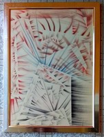 Ruzicskay György (1896-1993) : Absztrakt Kompozíció 70 x 50 cm