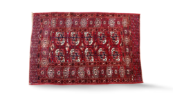 Antik türkmén tekke gölös szőnyeg 122x81 cm