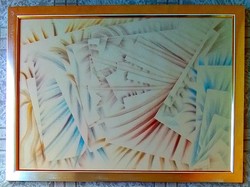 György Ruzicskay (1896-1993): Abstract Composition 50 x 70 cm