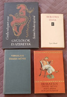 Vergilius, Horatius, Catullus - 4 db könyv egyben