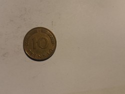 1950-es 10 Pfennig J