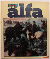 IPM Junior  ALFA magazin 1982 június - képregény - RETRÓ - KORAI!