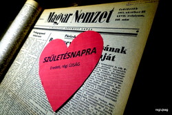 1968 July 30 / Hungarian nation / for birthday :-) old newspaper no.: 23008