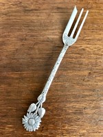 Antique silver dessert fork