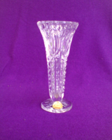 Régi ólomkristály váza 13 cm