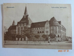 Old postcard: Kecskemét, reformed college, 1926