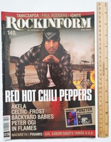 Rockinform magazine #140 2006 red hot chili peppers queen depression sepultura in flames backyard bean