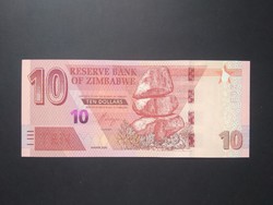 Zimbabwe $ 10 2020 unc